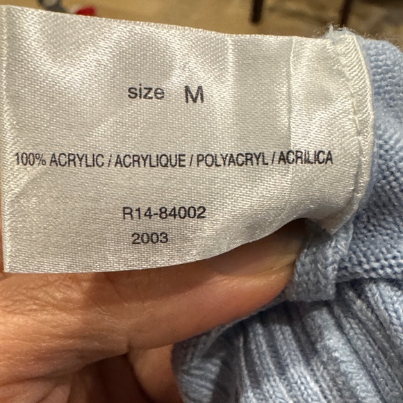 Zara Women's Soft Blue Cowl Neck Sweater - Picture 6 of 6